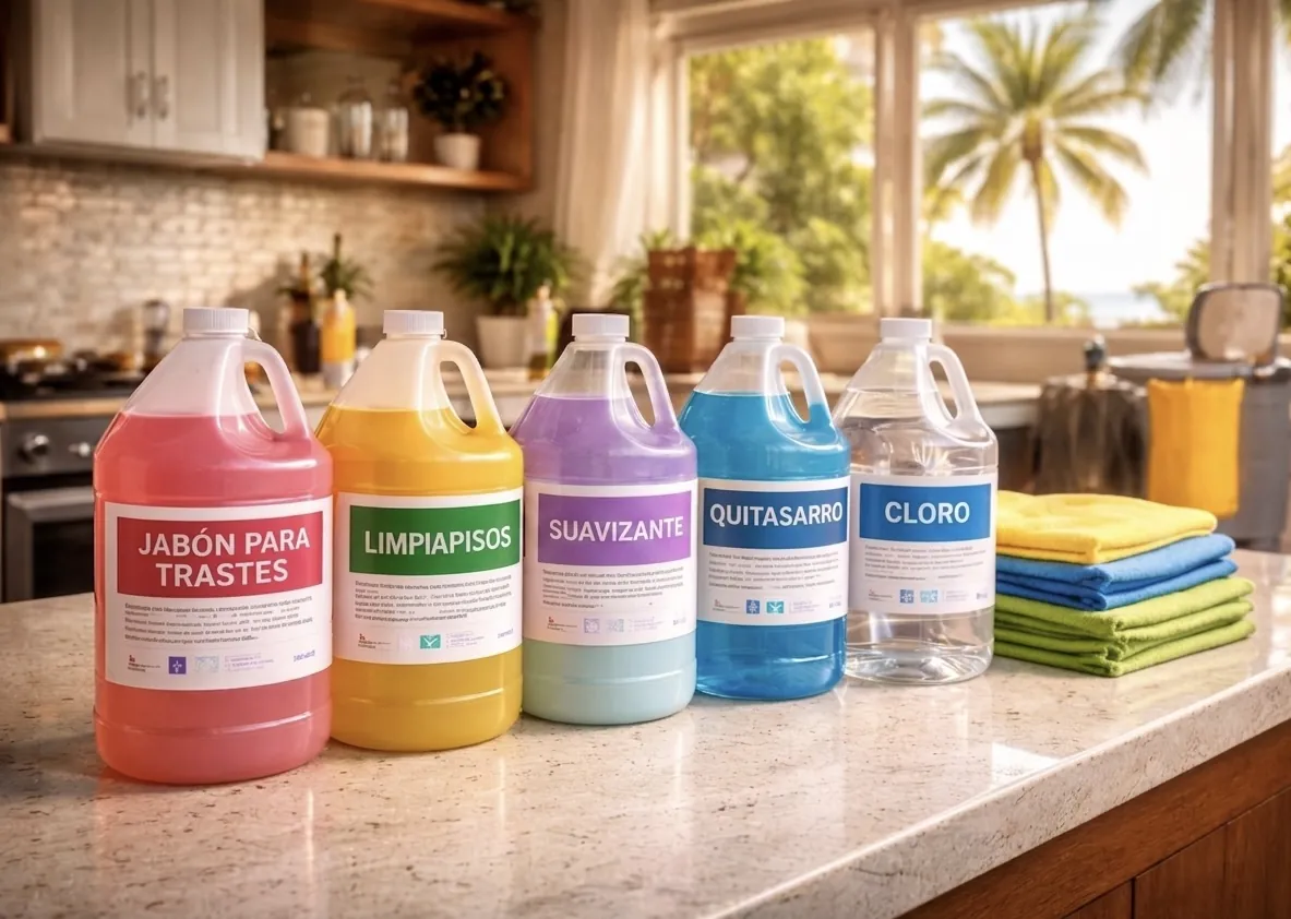 Productos de limpieza profesional para el hogar