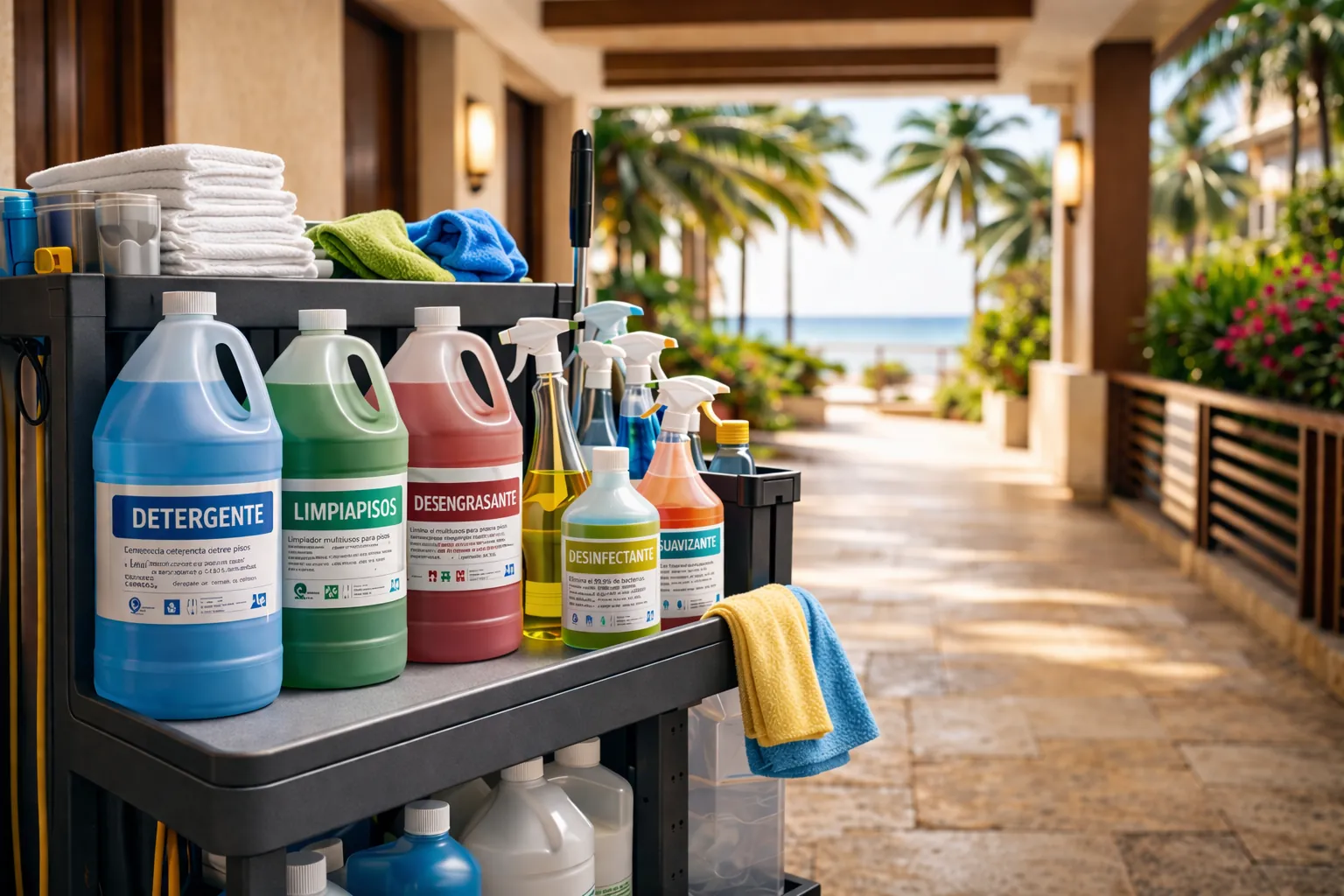 Suministro de limpieza al mayoreo para hoteles